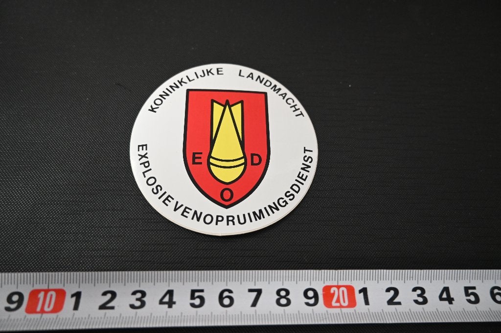 sticker Leger Koninklijke Landmacht EOD Explosievenopruiming, Verzamelen, Stickers, Ophalen of Verzenden, Zo goed als nieuw