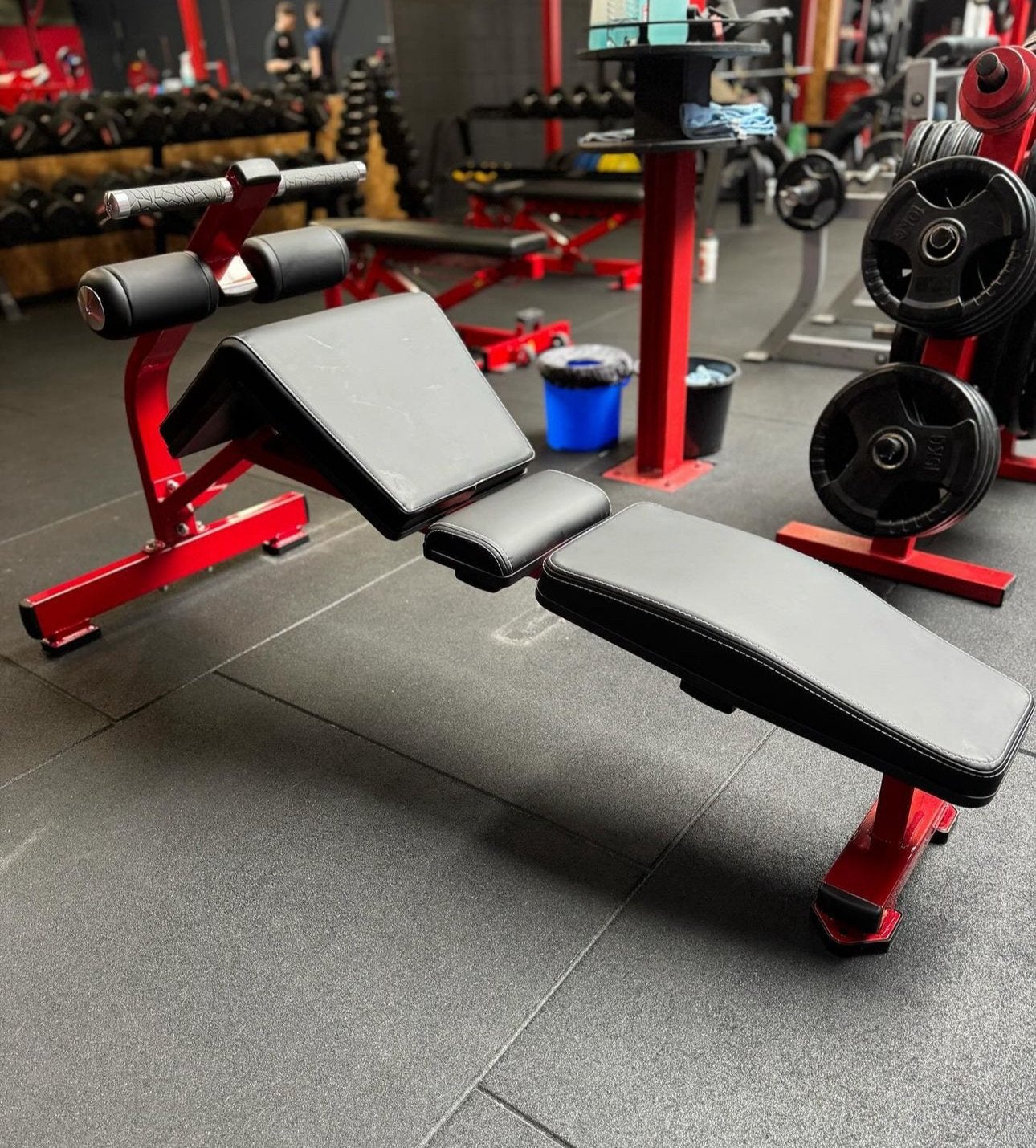 60 nieuwe RUBBER SPORTVLOER MATTEN 1000x1000x20  fit pro, Sport en Fitness, Fitnessmaterialen, Ophalen of Verzenden, Nieuw, Fitnessmat