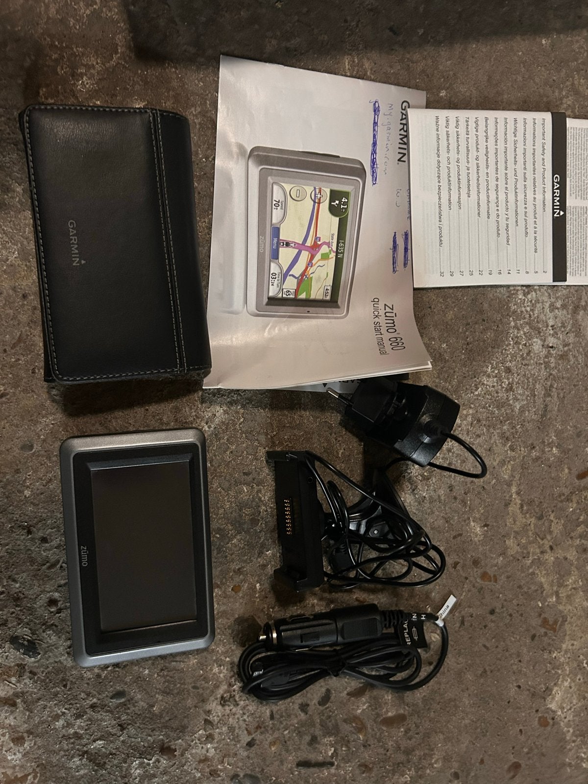Garmin zumo 660LM motorfiets/auto navigatie, Ophalen of Verzenden, Gebruikt