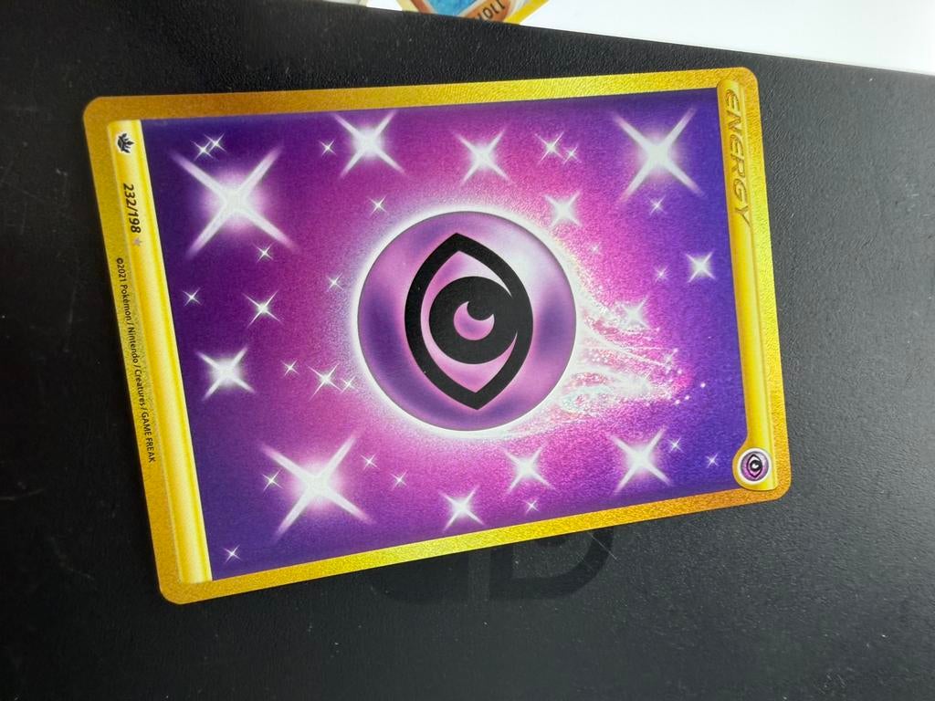 Pokémon Kaart: Foil Psychic Energy 232/198 (Foil), Ophalen of Verzenden, Zo goed als nieuw, Losse kaart, Foil