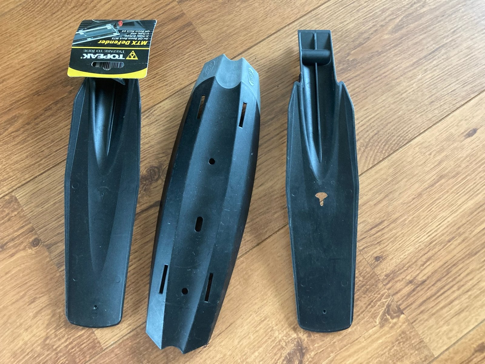 Topeak MTX Defender Spatborden Set (Voor en Achter), Kunststof, Ophalen of Verzenden, Mountainbike, Gebruikt