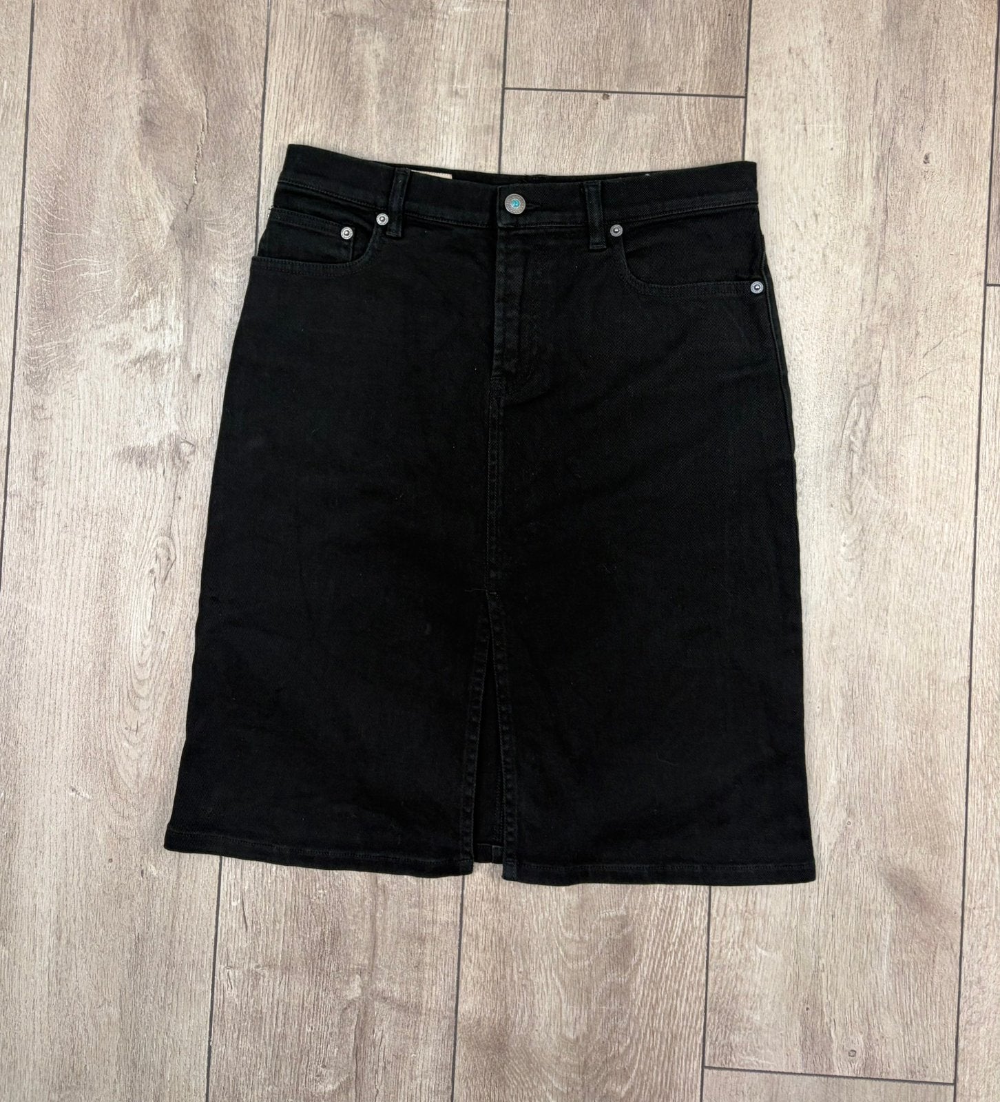 Marlboro Classics zwarte denim rok vintage maat 42, Kleding | Dames, Zwart, Maat 42/44 (L), Ophalen of Verzenden, Zo goed als nieuw