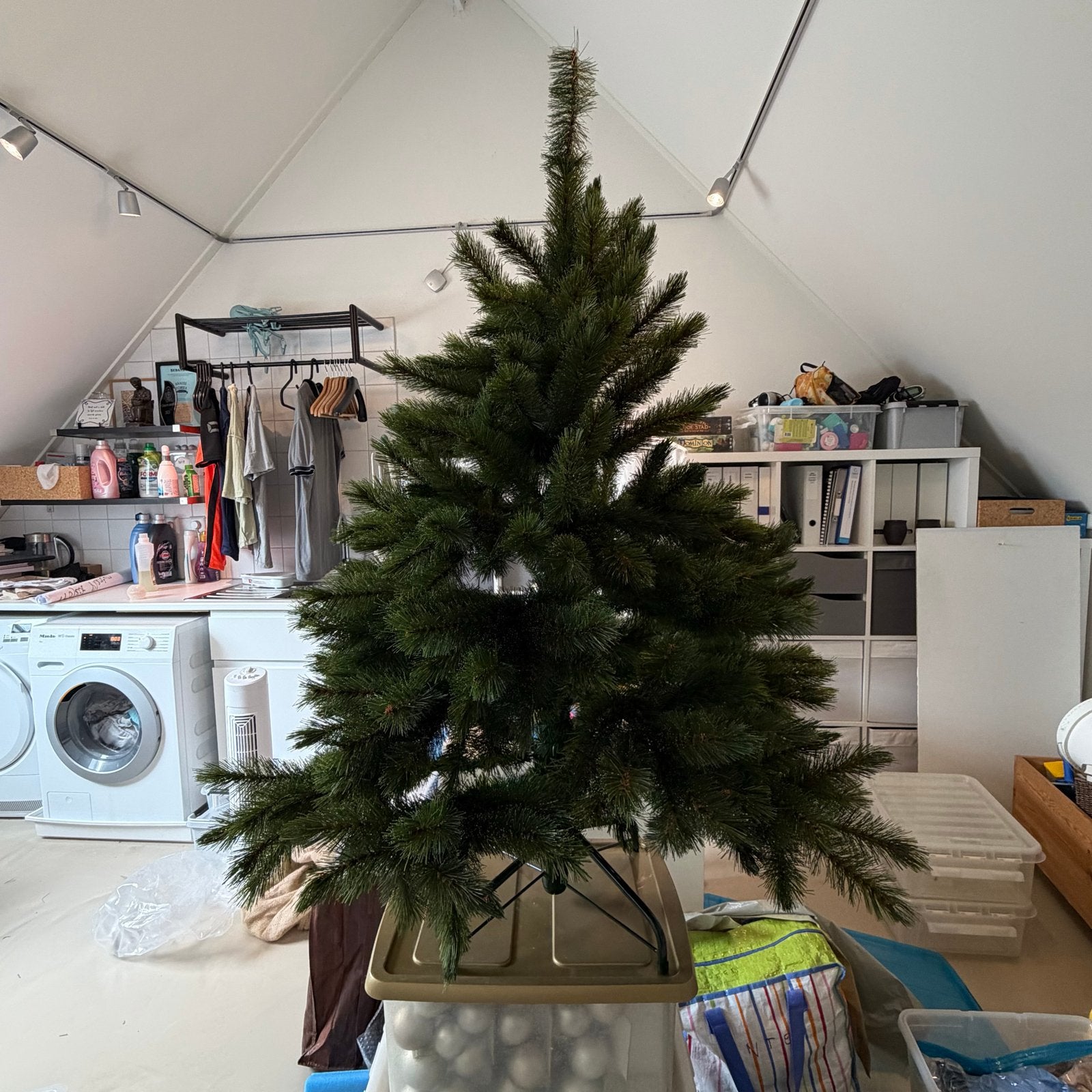 Kunstkerstboom ca 120 cm, Diversen, Ophalen, Zo goed als nieuw