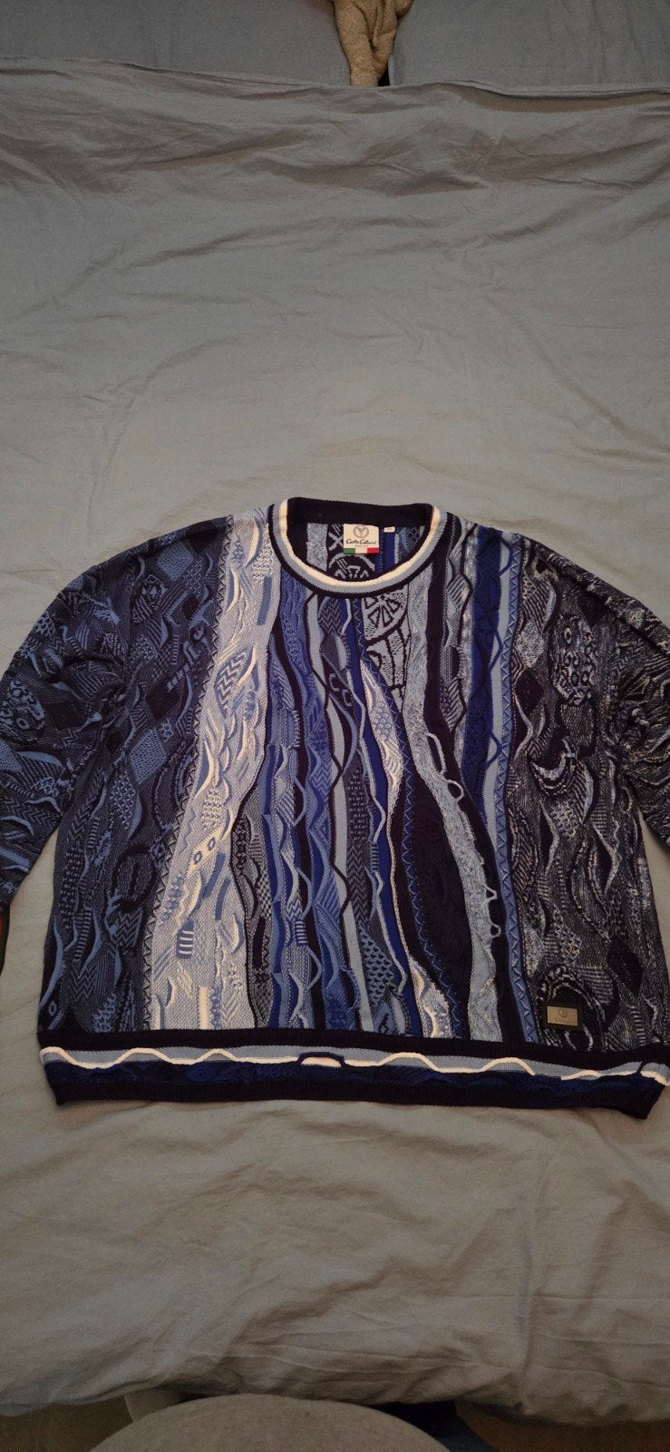 Carlo Colucci Trui Blauw, Ophalen of Verzenden, Nieuw, Overige maten, Blauw