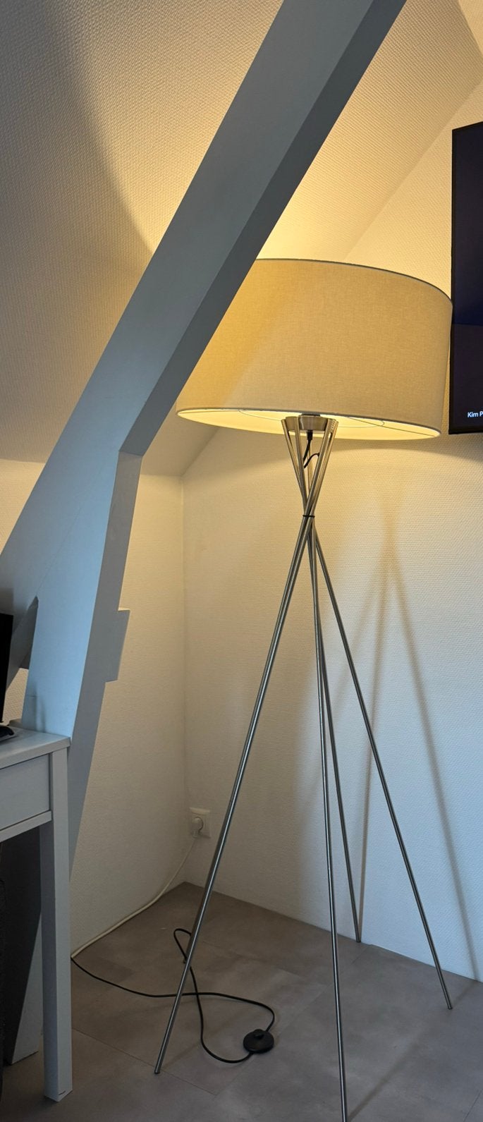 It’s all about Romi design Citylights Vloerlamp Wit, Ophalen, Kunststof, Zo goed als nieuw, 150 tot 200 cm