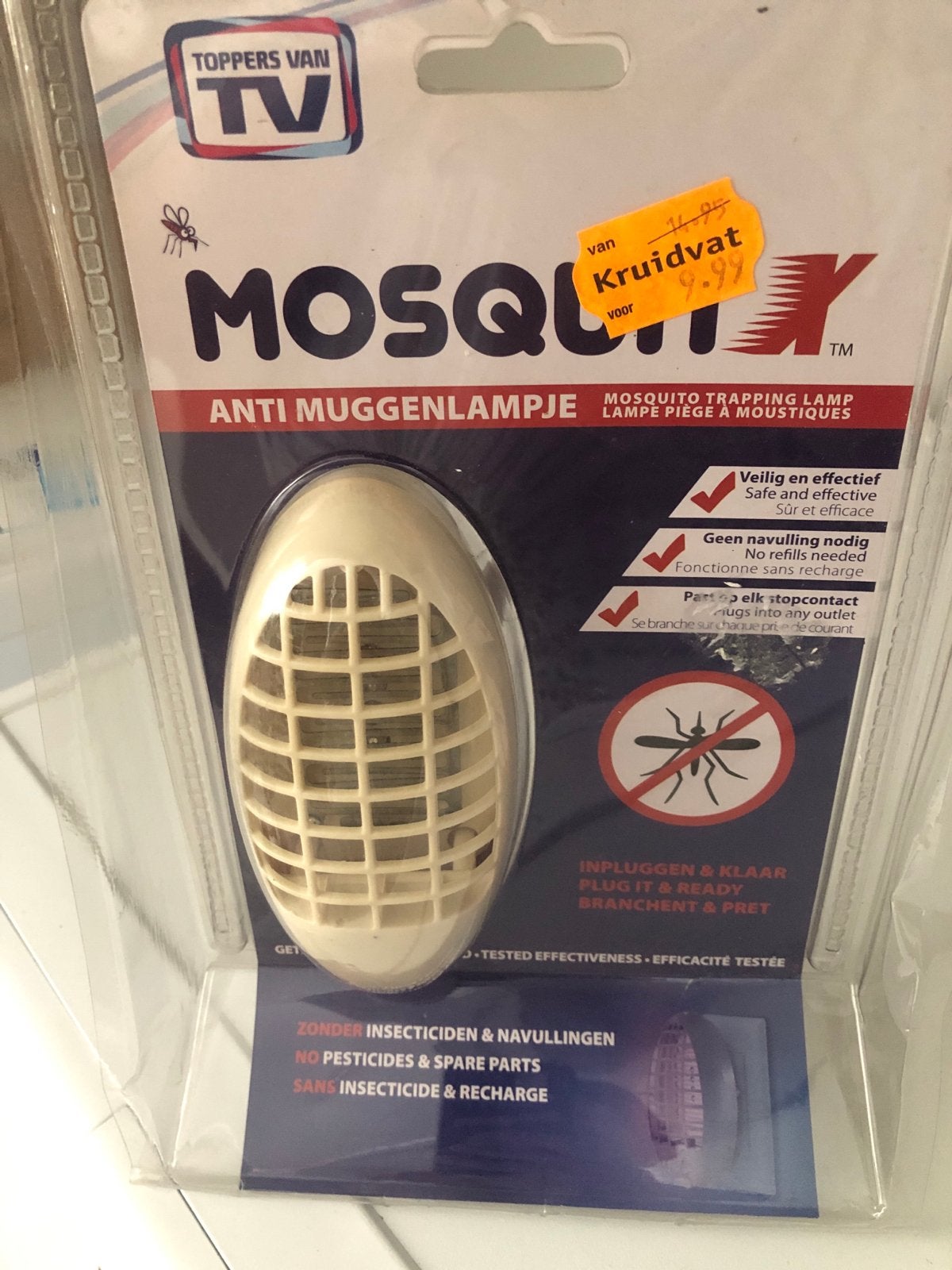 Mosquitox Anti Muggenlampje - Veilig en Effectief, Ophalen of Verzenden, Nieuw
