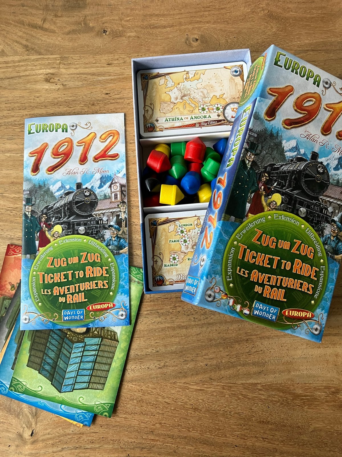 Ticket to Ride Europa 1912 Uitbreiding - Zo goed als nieuw, Ophalen of Verzenden, Zo goed als nieuw