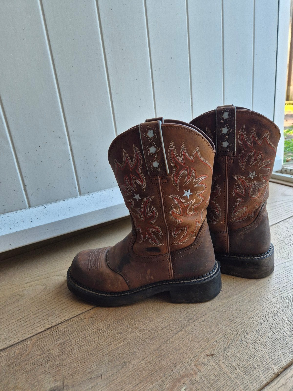 Ariat laarzen 36.5, Kleding | Dames, Schoenen, Hoge laarzen, Ophalen of Verzenden, Gedragen, Bruin