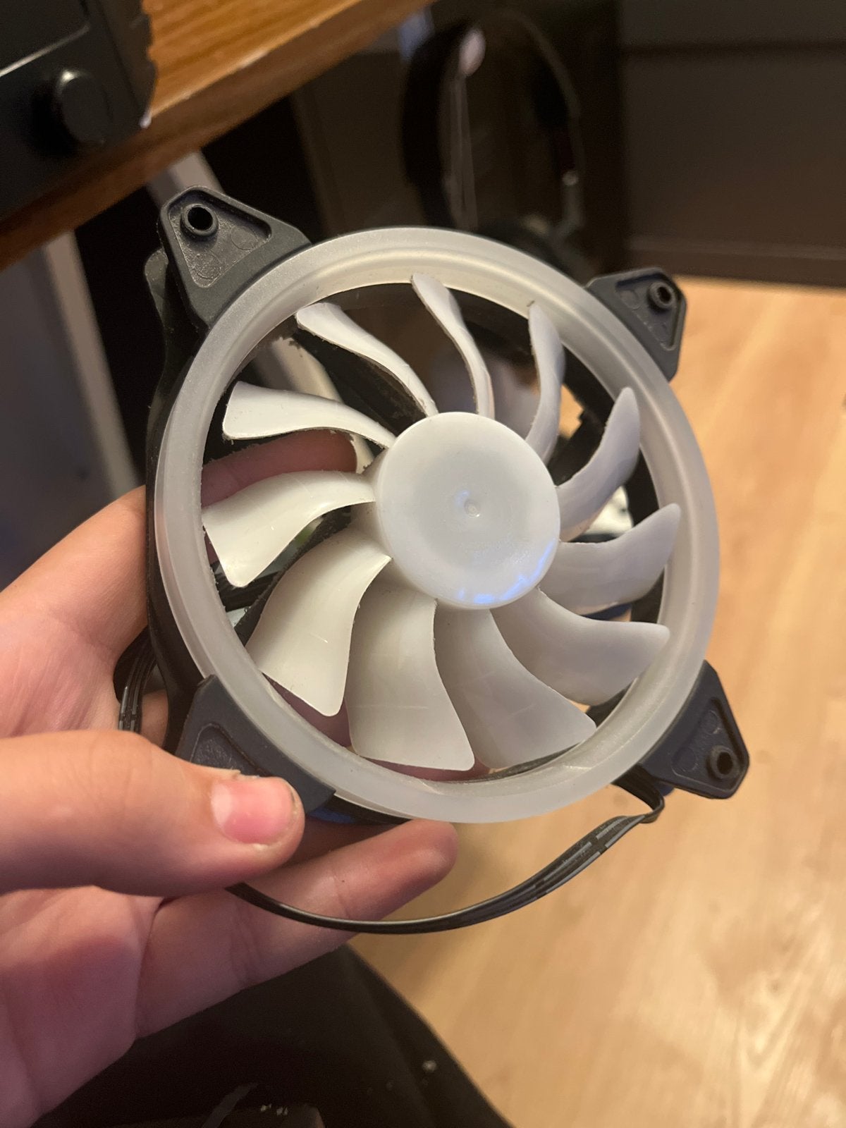 PC Ventilator - 1 stuk, stoffig, Ophalen of Verzenden, Gebruikt, Luchtkoeling