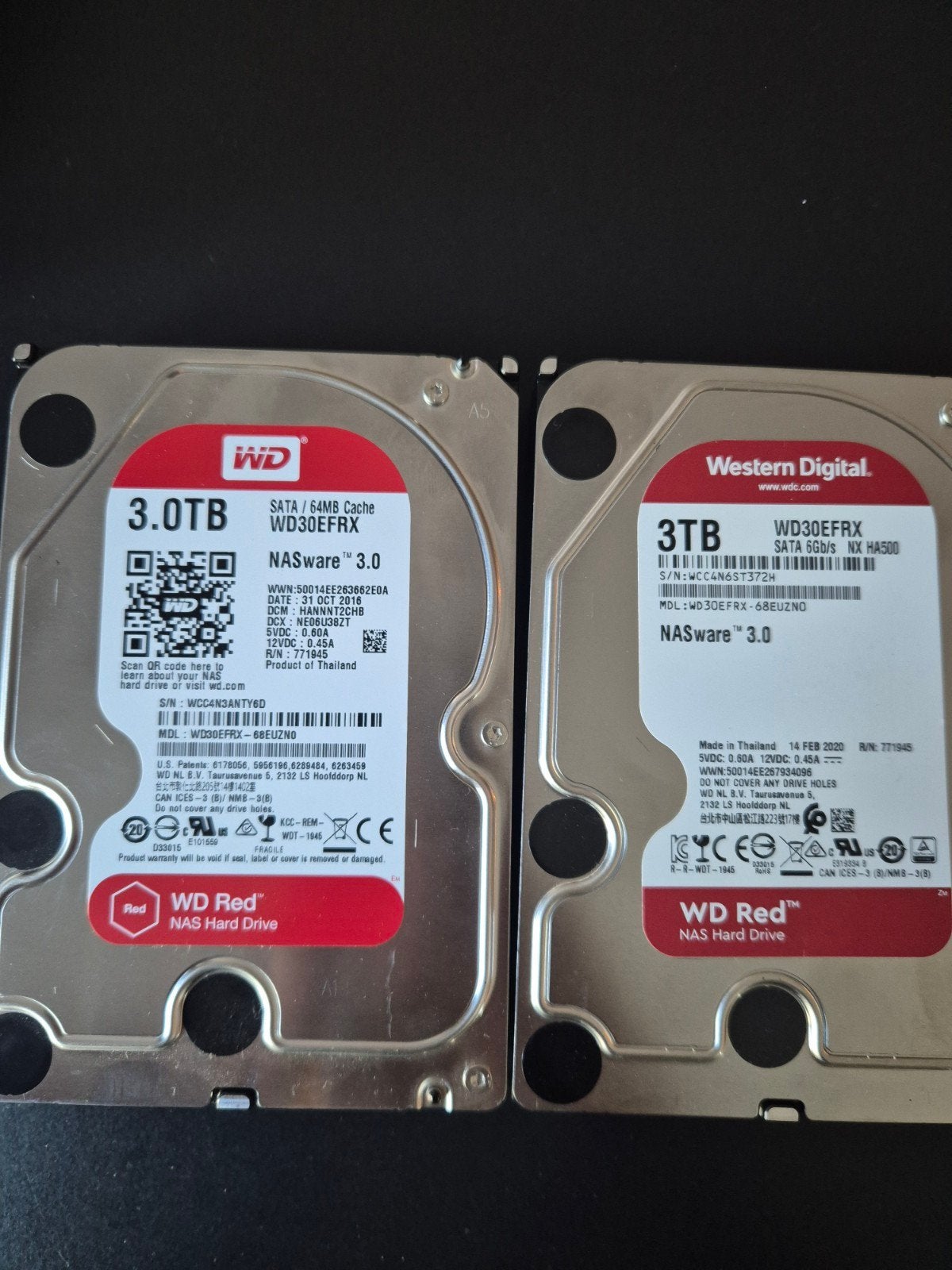 Western Digital 3TB harde schijf, Intern, Zo goed als nieuw, Desktop, 3TB