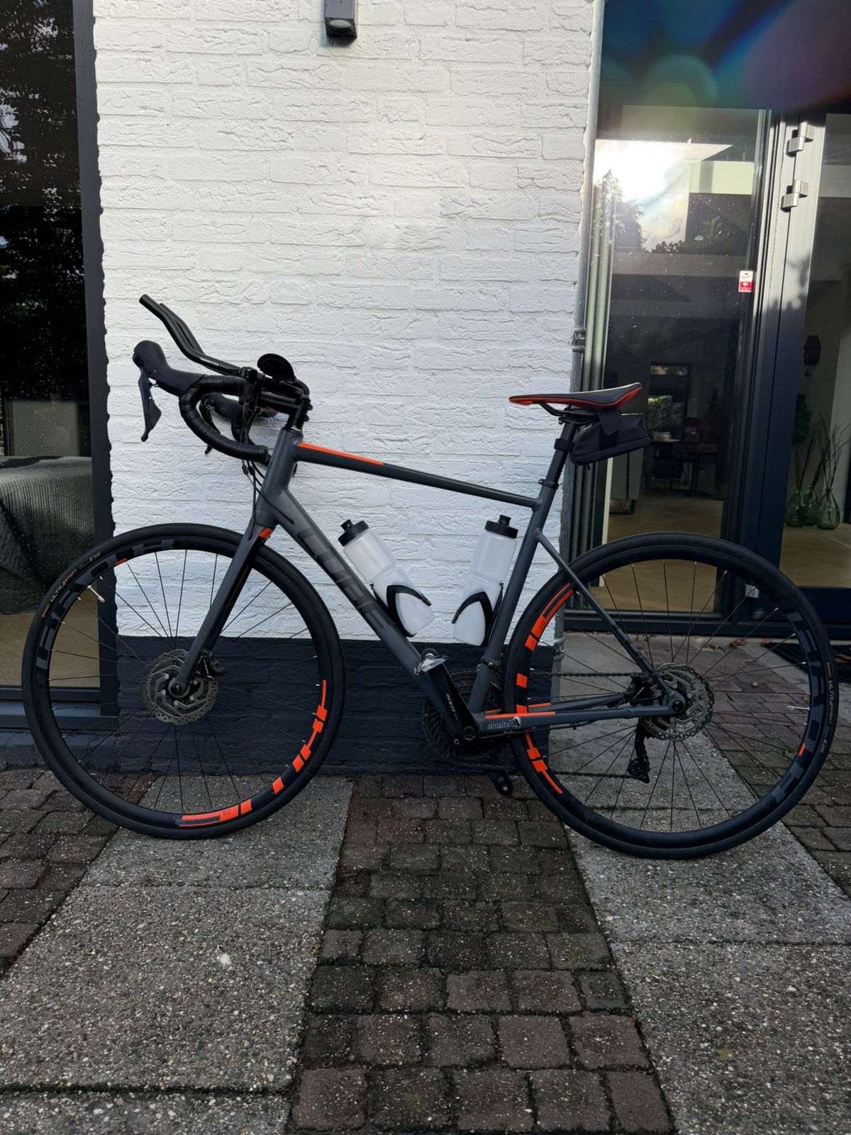 Cube Attain SL disc oranje/zwart maat L, Fietsen en Brommers, 28 inch, Heren, Aluminium, Zo goed als nieuw