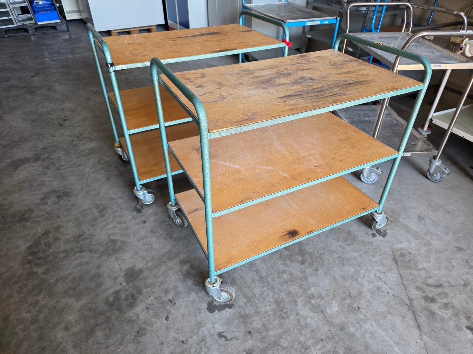 magazijn wagen, 100 liter of meer, Ophalen, Transportkar