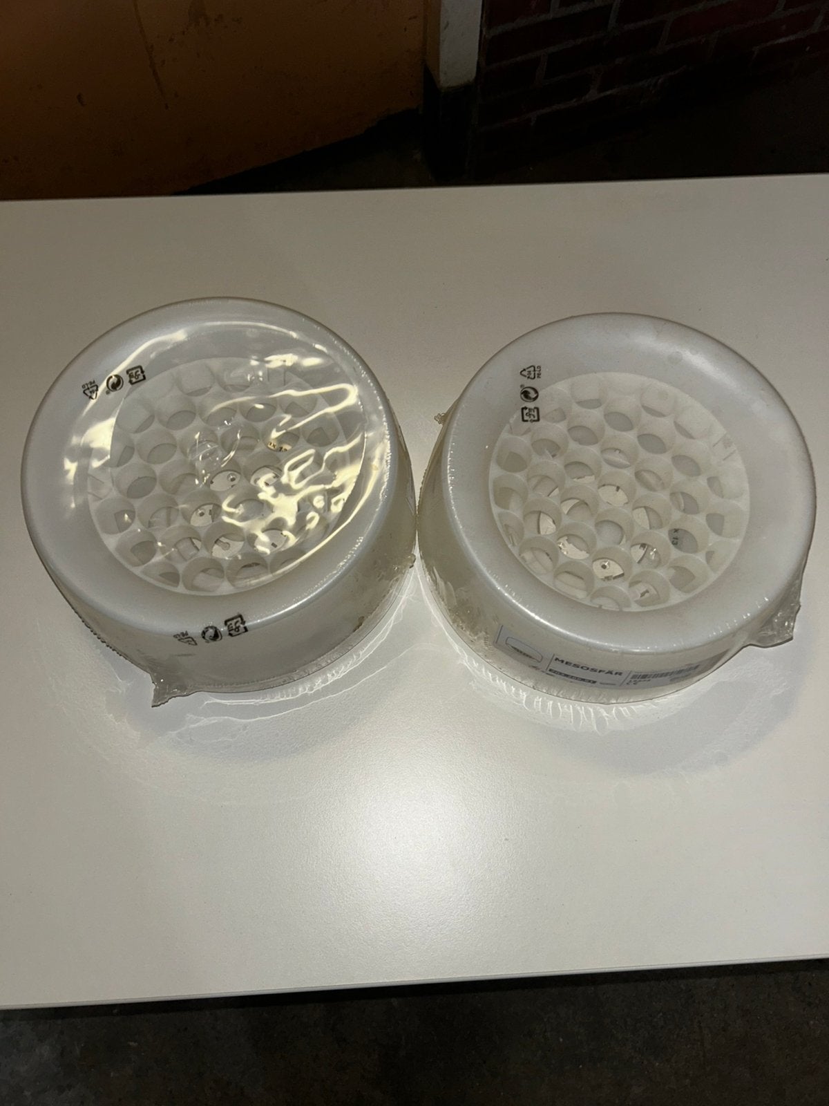 IKEA mesosfar plafondlamp 2x, Huis en Inrichting, Ophalen, Nieuw
