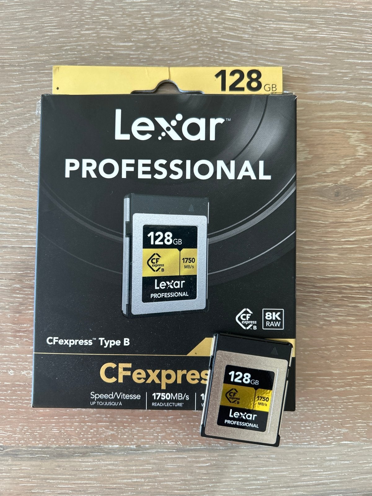 Lexar 128GB CFexpress Type B Gold Series Geheugenkaart, CFexpress Type B, Nieuw, Ophalen of Verzenden, Fotocamera