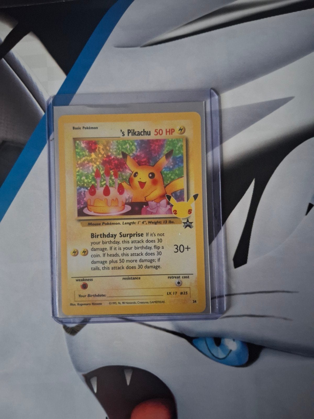 pickachu birthday 25 anniversary, Ophalen of Verzenden, Zo goed als nieuw