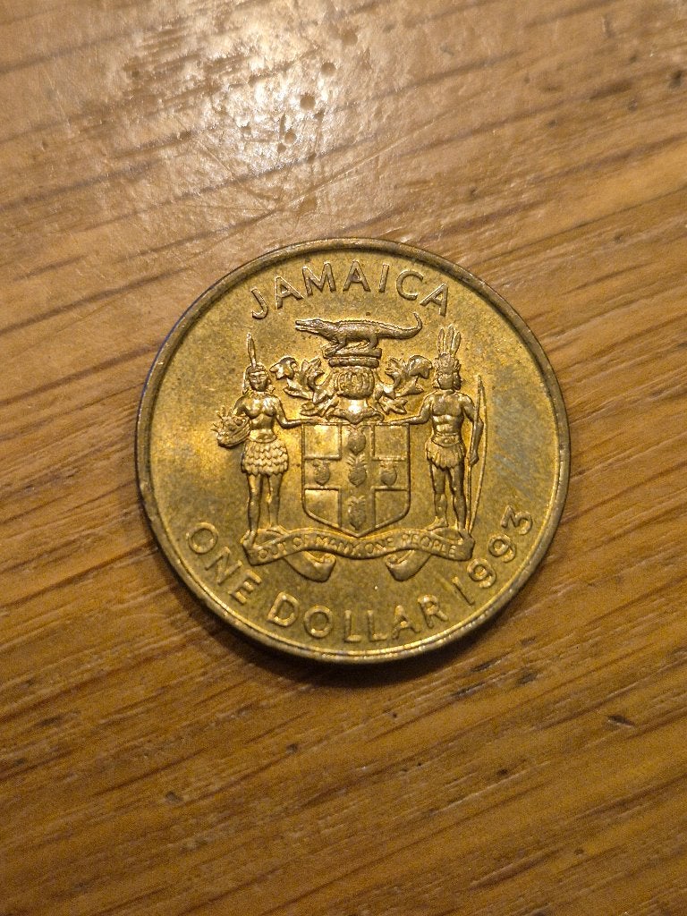 Jamaica - 1 Dollar 1995, Postzegels en Munten, Munten | Amerika, Verzenden, Midden-Amerika, Losse munt