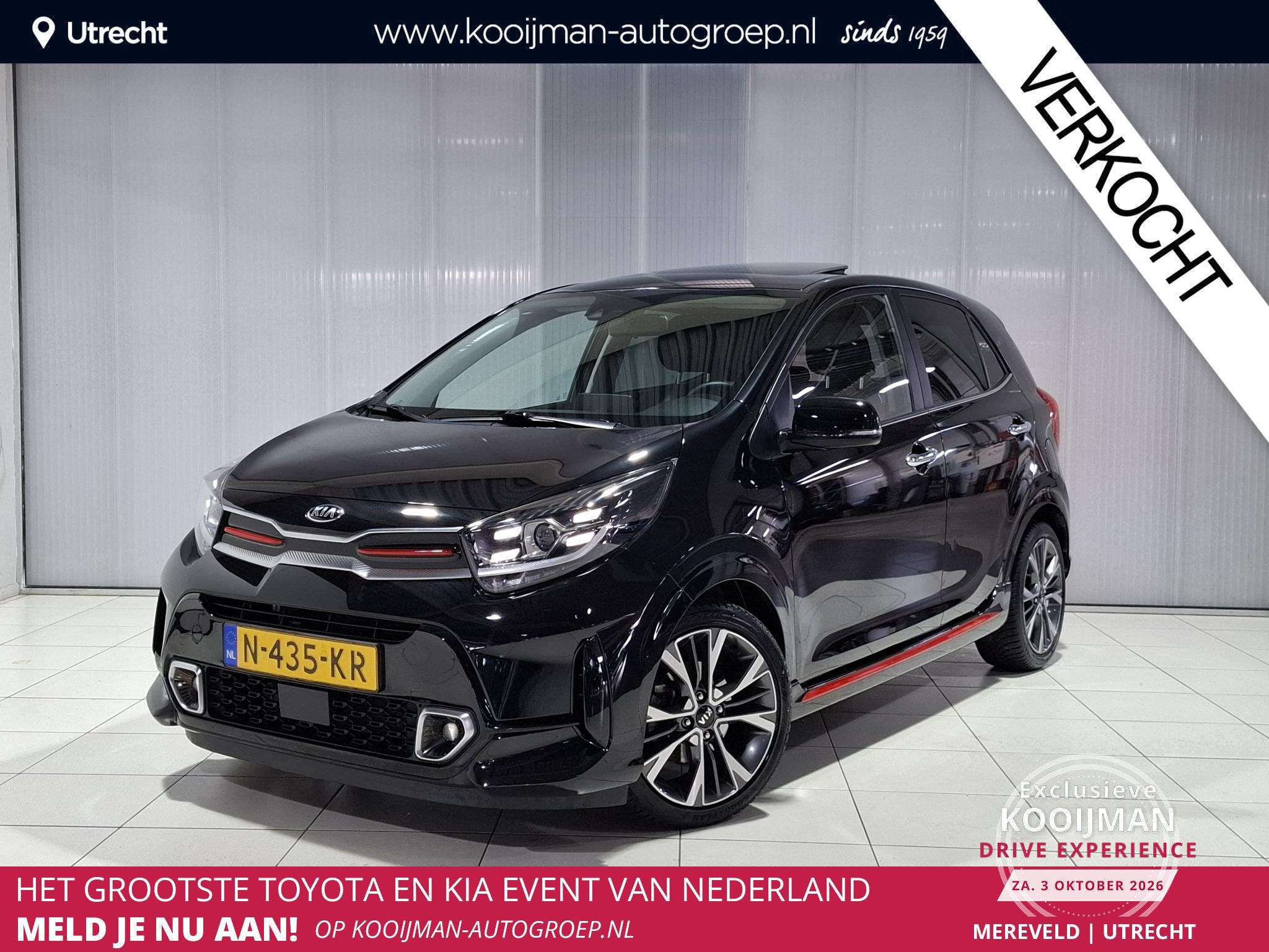 Kia Picanto 1.0 T-GDi GT-Line 5p 100 PK, Stoel en stuur verw