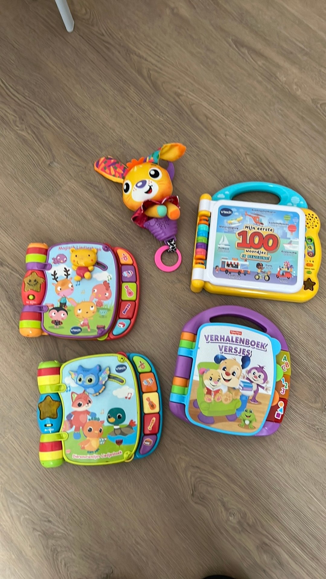 Vrech liedjesboek verhalenboek mijn eerste 100 woordjes, Kinderen en Baby's, Ophalen of Verzenden, Zo goed als nieuw, 6 maanden tot 2 jaar