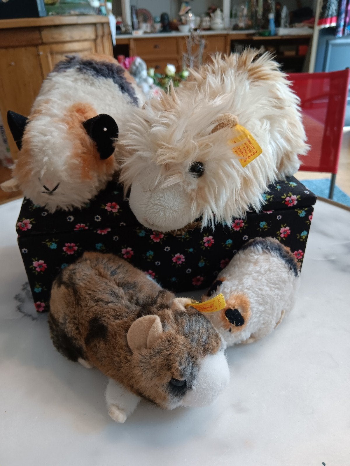 4 Steiff Dieren, Verzenden