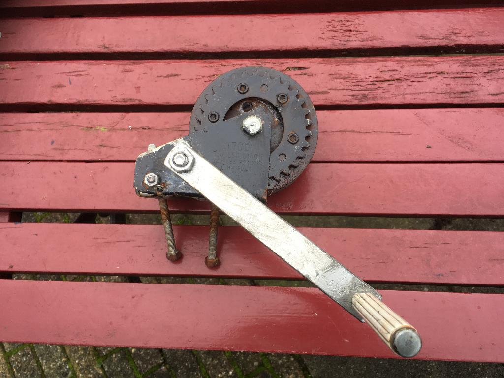 hand lier takel windas boot trailer, Ophalen of Verzenden, Handmatig