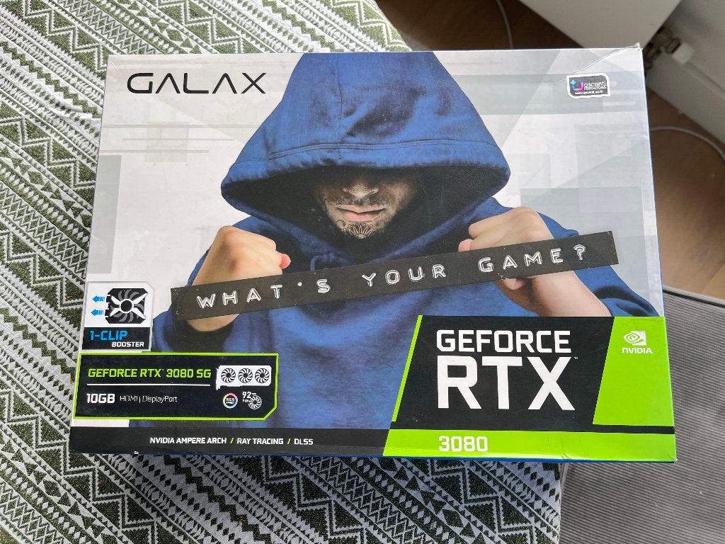Nvidia Geforce  RTX 3080 Galax OC, Computers en Software, Videokaarten, Ophalen, Gebruikt, GDDR5, HDMI