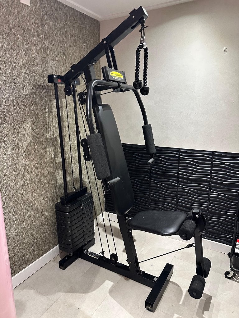 Krachtstation / home gym fitnessapparaat, Ophalen, Overige materialen, Gebruikt, Krachtstation