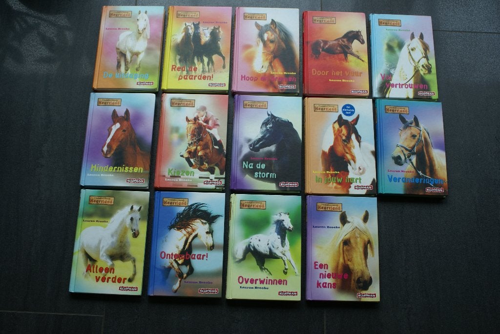 Paardenranch. 5x HEARTLAND (verschillende) Lauren Brooke (HC, Ophalen of Verzenden, Zo goed als nieuw, Lauren Brooke