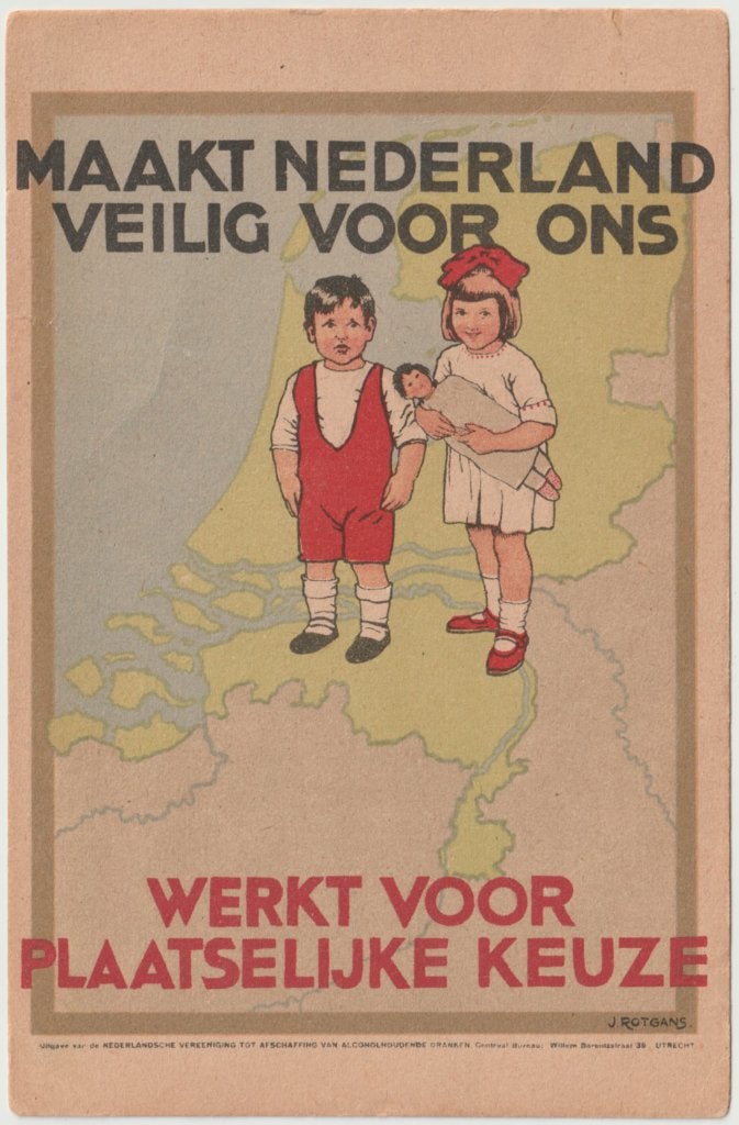 Anti Alcohol - illustrator: Jan Rotgans, Ophalen of Verzenden, Voor 1920, Ongelopen, Politiek en Historie