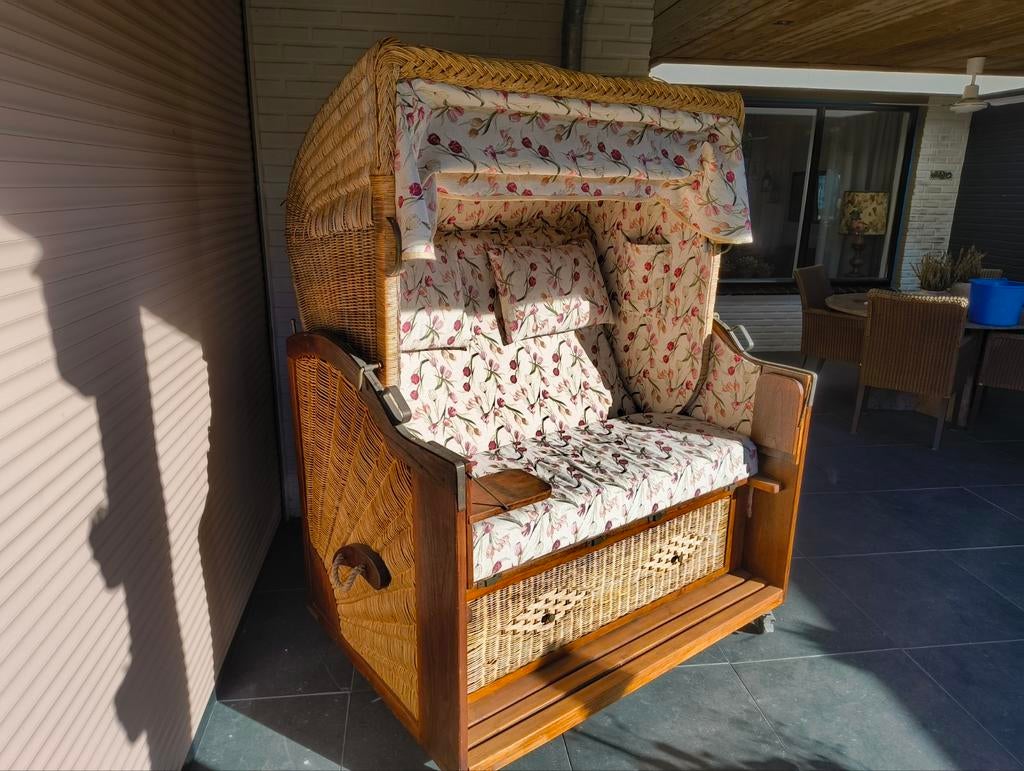 Strandkorf nieuwe bekleding, Ophalen, Hout