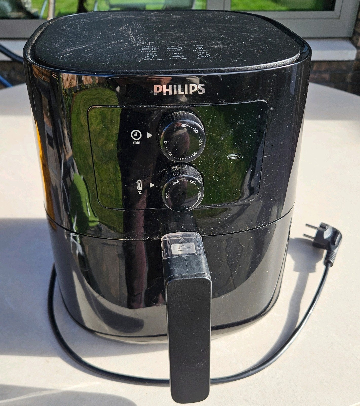 Philips Airfryer - Zwart, Gebruikt, Ophalen of Verzenden, Gebruikt, Airfryer