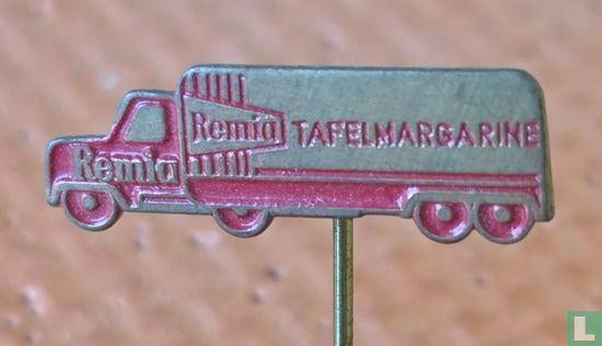 Speldje - Remia tafelmargarine [rood], Ophalen of Verzenden, Zo goed als nieuw, Merk, Speldje of Pin
