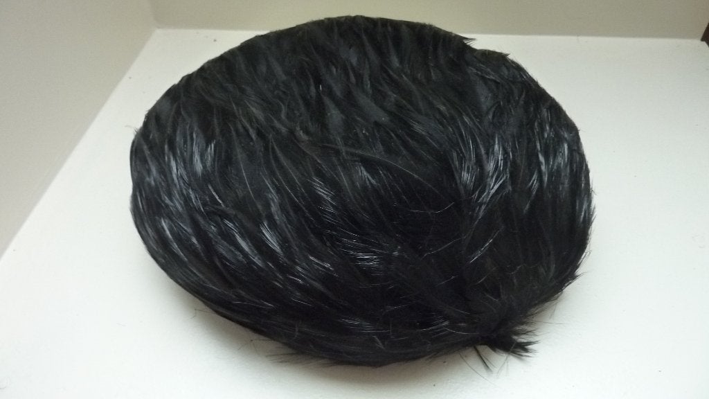 Antiek ganzeveren baret, Ophalen of Verzenden, Dames