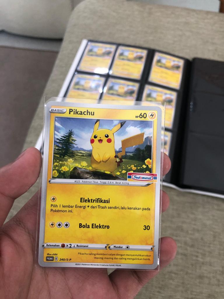 10x Pikachu 240/S-P Pokemon Card Indonesia Exclusive promo's, Hobby en Vrije tijd, Verzamelkaartspellen | Pokémon, Ophalen of Verzenden