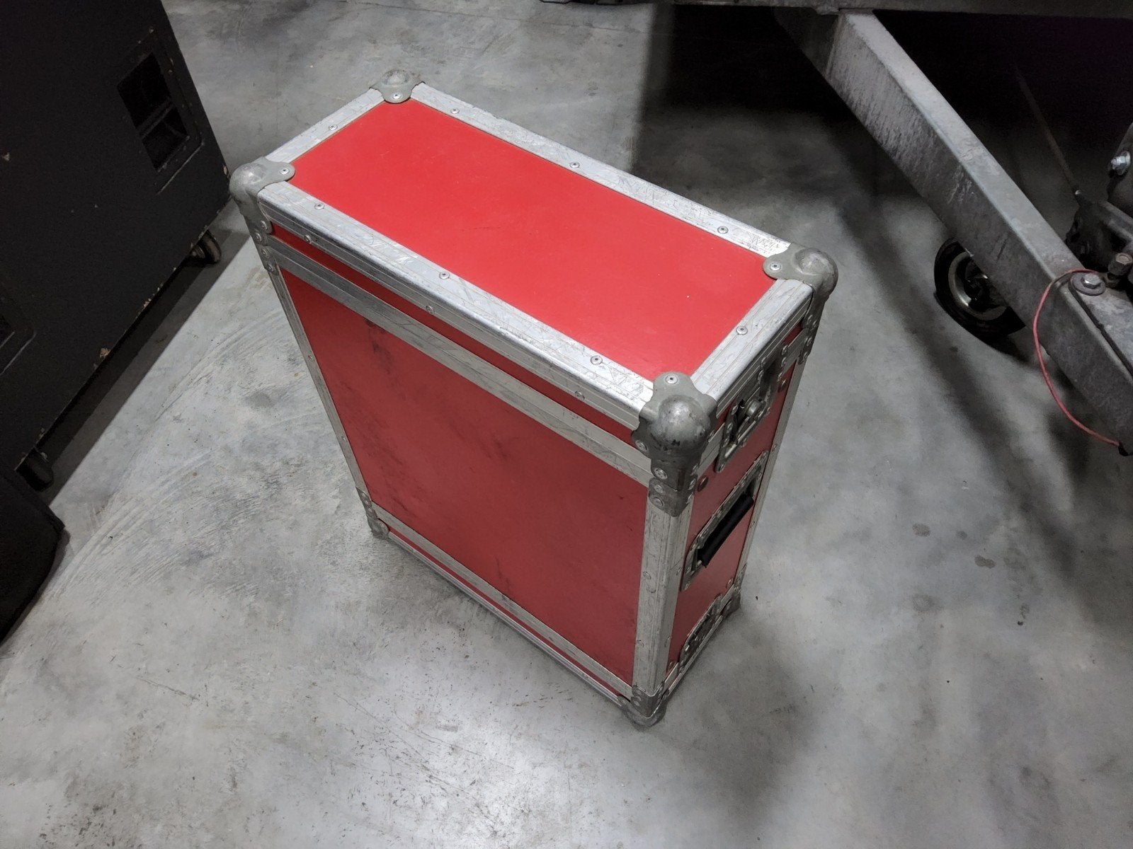 Robuuste Flightcase Rood - Ideaal voor Speakers/Versterkers, Ophalen, Gebruikt, Speaker of Versterker, Flightcase