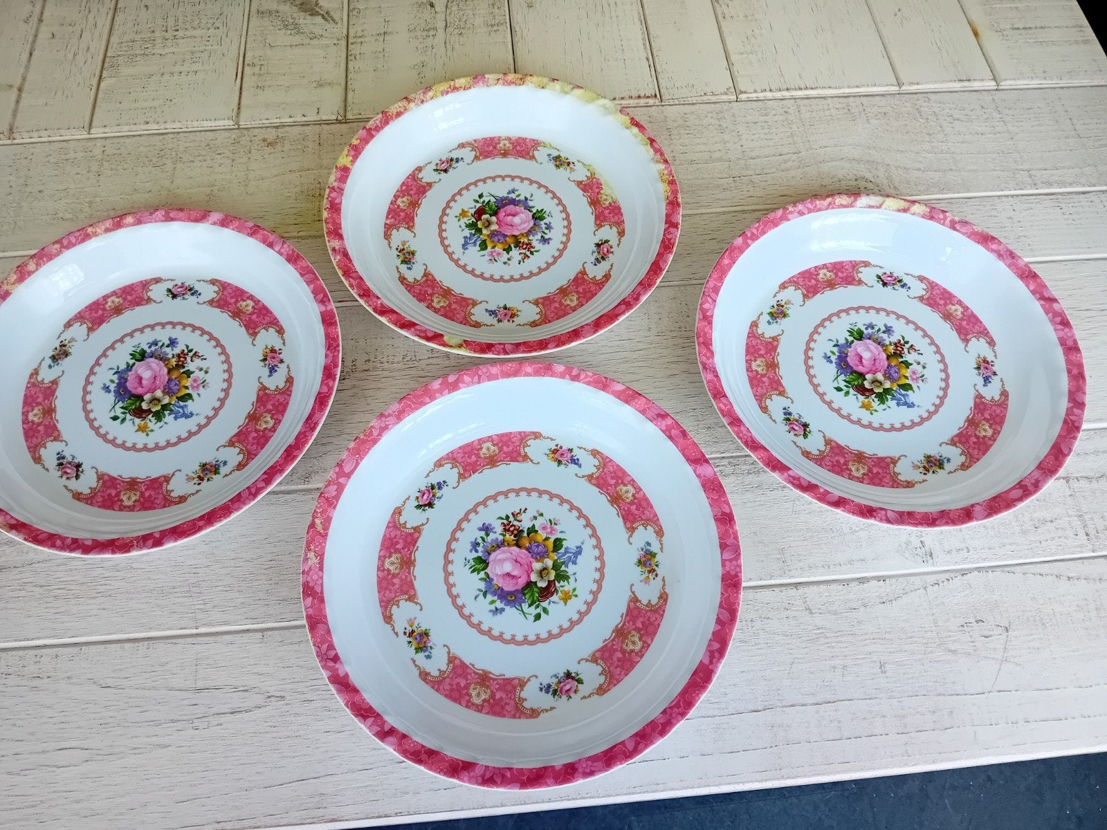 Melanine Made in China decor Royal Albert Lady Carlyle diep, Kunststof, Gebruikt, Overige typen, Ophalen of Verzenden