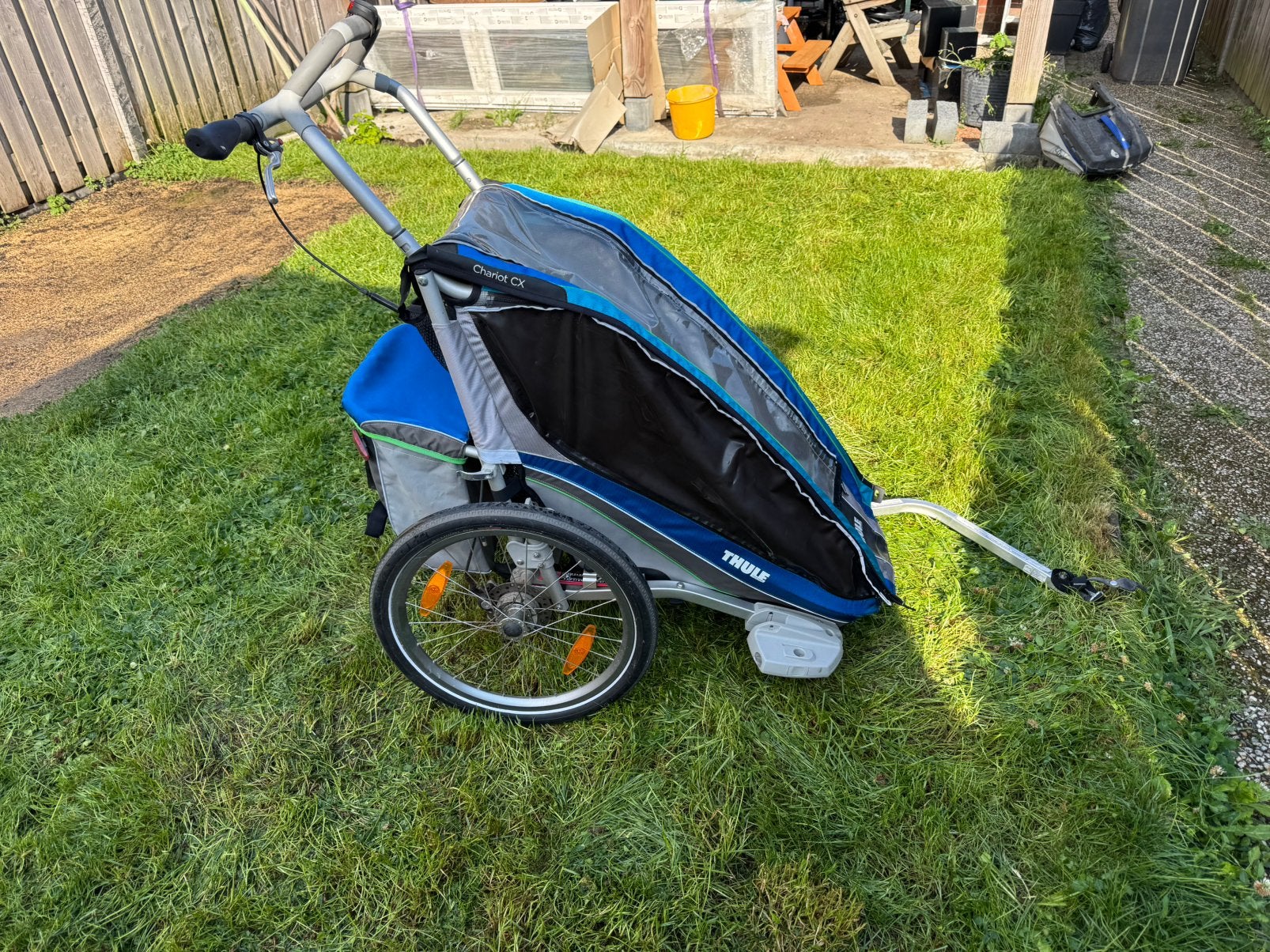 Thule chariot cx1, Fietsen en Brommers, Fietsaccessoires | Aanhangers en Karren, Ophalen, Zo goed als nieuw, Kinderkar, Minder dan 20 kg