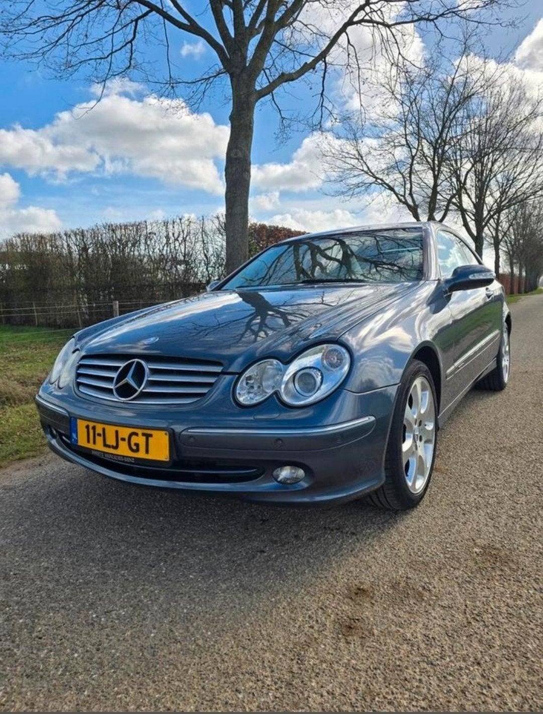 Mercedes-Benz CLK 2.6 Clk240 Coupe AUT 2003 Blauw, Auto's, Mercedes-Benz, Particulier, CLK, ABS, Airbags, Airconditioning, Alarm