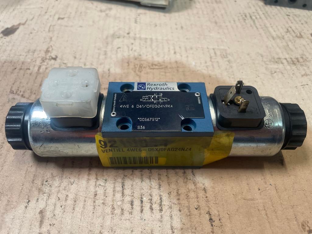 Rexroth Hydraulics 4WE 6 D61/OFEG24N9K4 Ventiel, Ophalen, Zo goed als nieuw