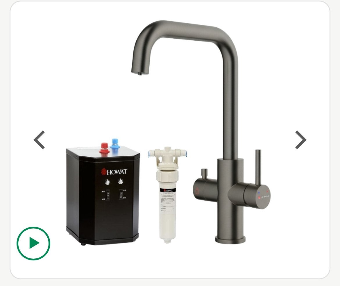 HOWAT 3-in-1 Kokend Water Kraan Gun Metal - Nieuw Model 2026, Ophalen of Verzenden, Nieuw