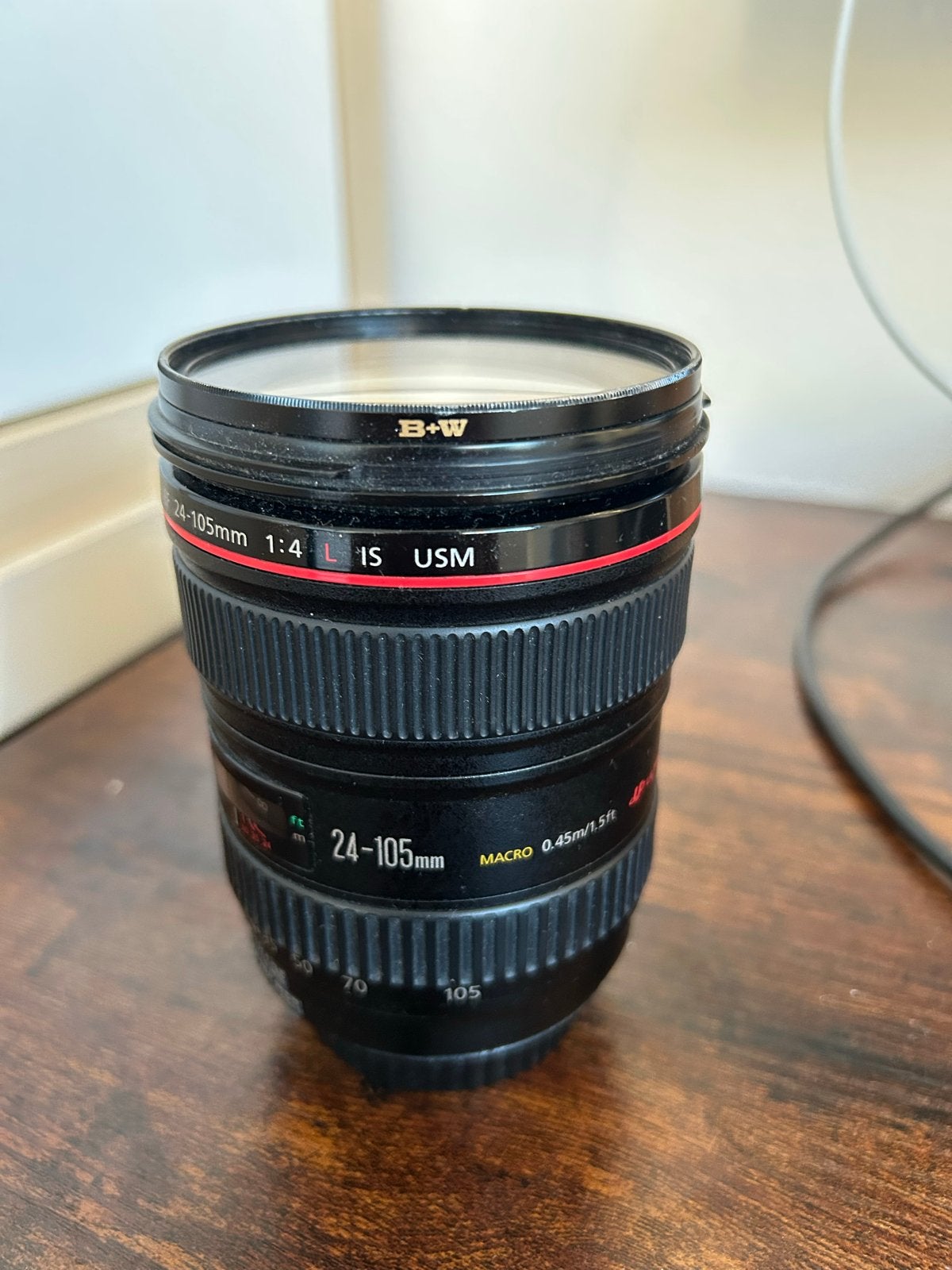 Canon EF 24-105mm f/4 L IS USM Zoomlens, Audio, Tv en Foto, Fotografie | Lenzen en Objectieven, Gebruikt, Canon, Autofocus, Ophalen of Verzenden