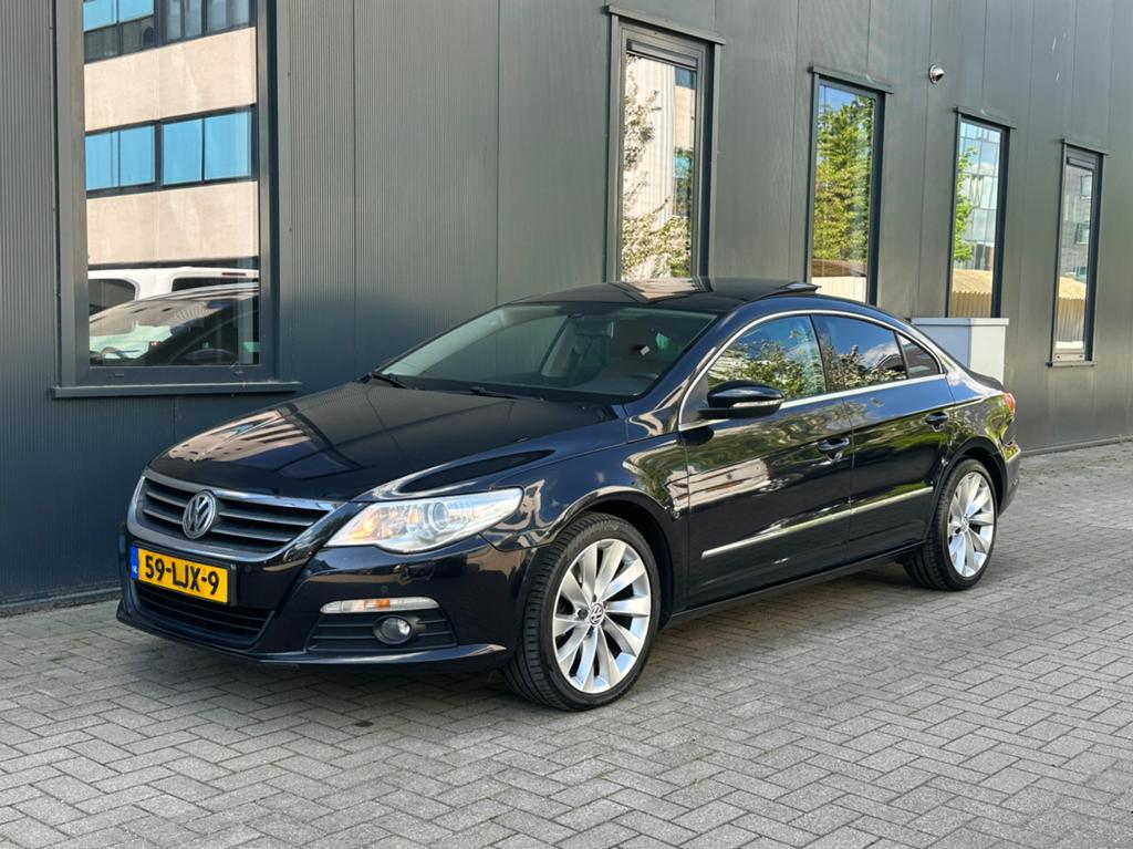 Volkswagen Passat CC 1.8 TSI - DSG - PANO - LEDER, Auto's, Volkswagen, Automaat, Passat CC, 4 cilinders, Zwart