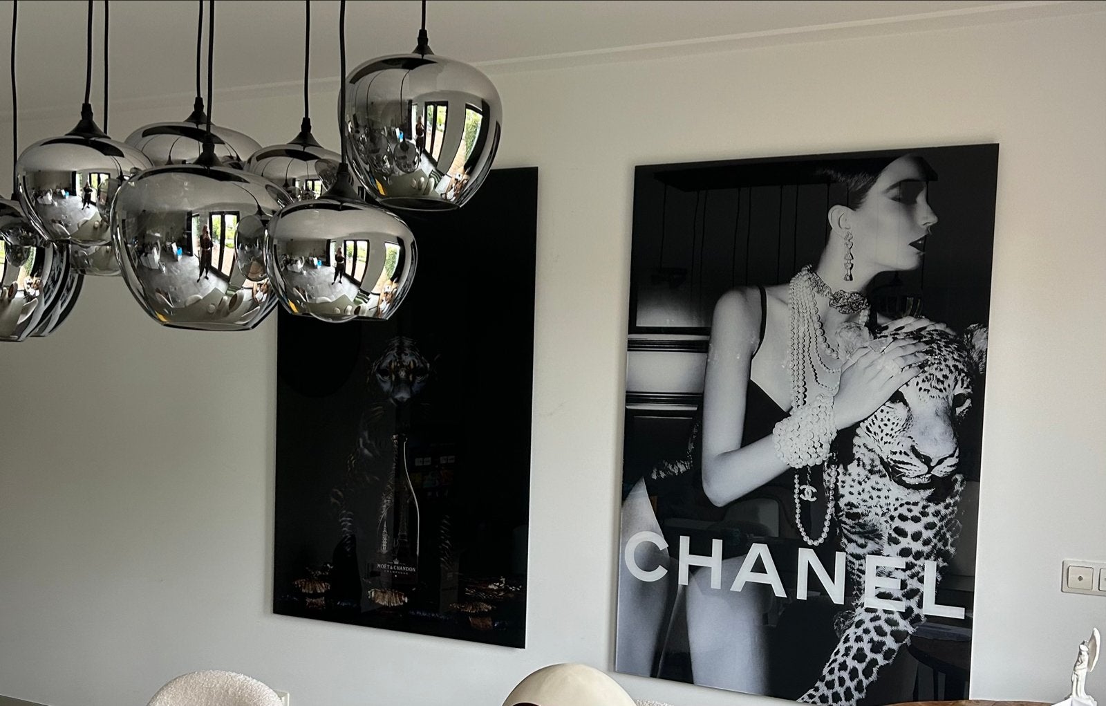 Moët King schilderij op plexiglas, Overig onderwerp, Kunststof, Print, Ophalen