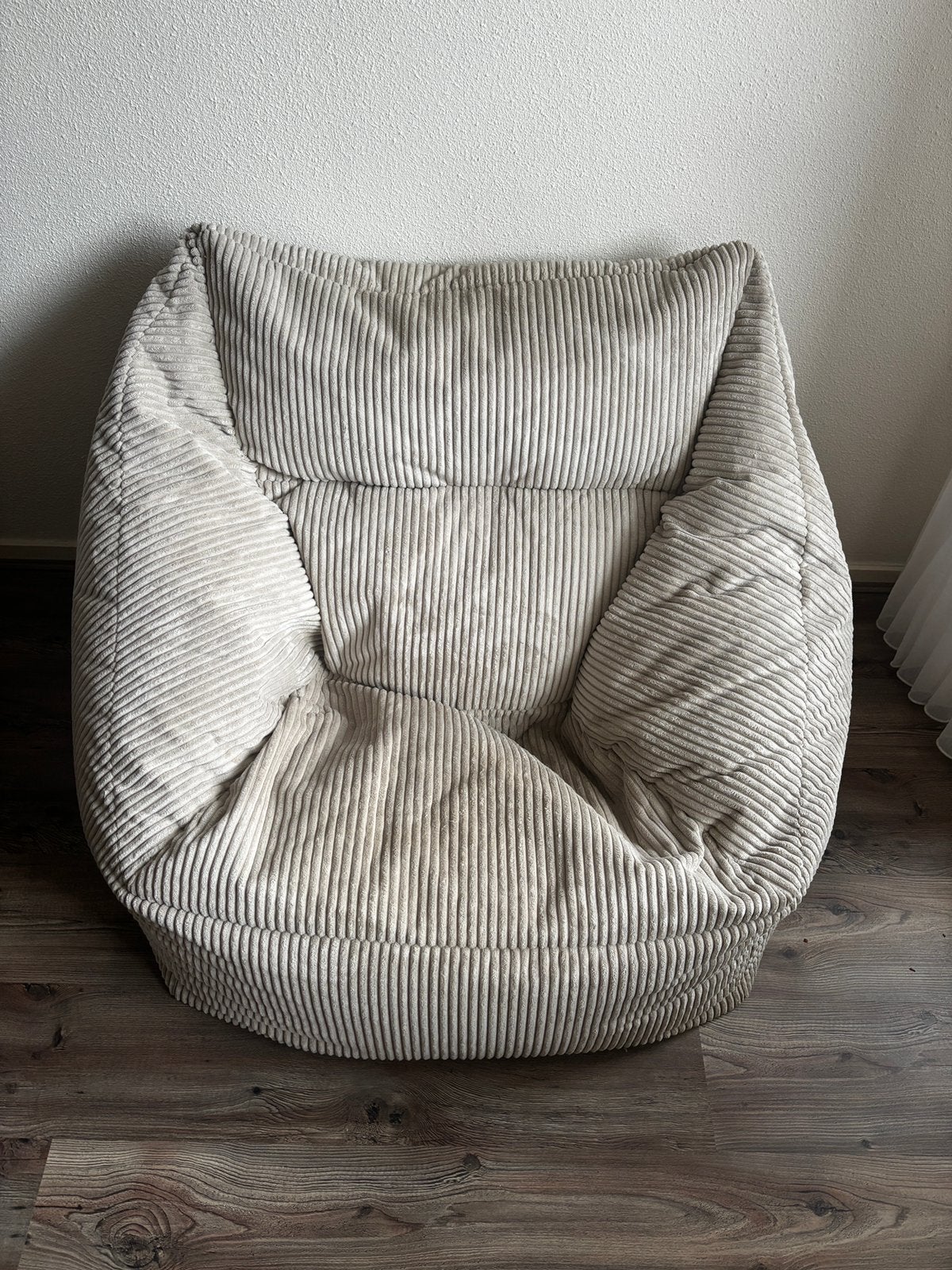 Icon Morgan zitzak stone, Ophalen, Zo goed als nieuw, Beige, Zitzakstoel