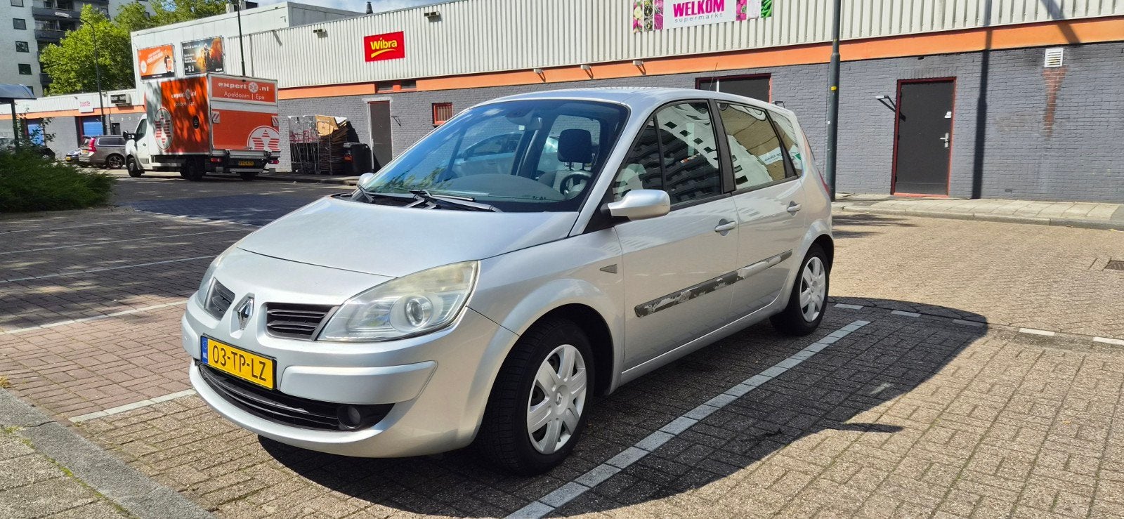 Renault Scénic 1.6 16V 82KW AUT E4 2006 Grijs, Auto's, 1345 kg, 4 cilinders, Origineel Nederlands, 650 kg