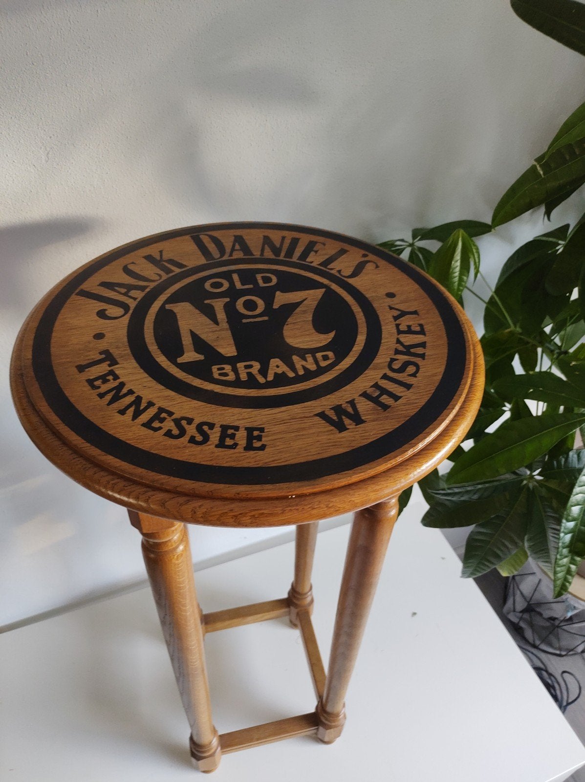 Jack Daniels side table of bar tafeltje, Gebruikt, 50 tot 100 cm, Ophalen of Verzenden, 25 tot 50 cm