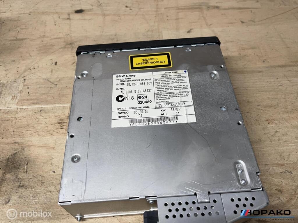 CD wisselaar BMW 5 serie E60 E61 | 65126956939, Gebruikt, Einsteinlaan 5 rijswijk, Bmw, Ophalen of Verzenden