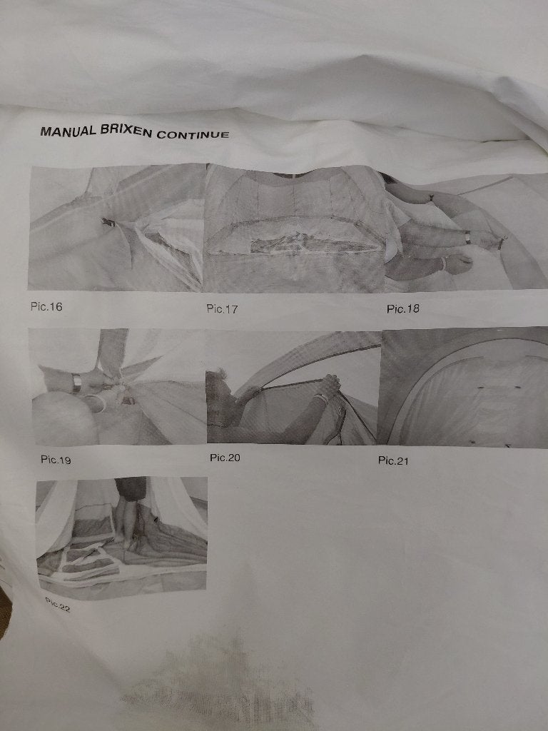 Te Koop Brixen 4 tunneltent, Ophalen, Gebruikt, Tot en met 4