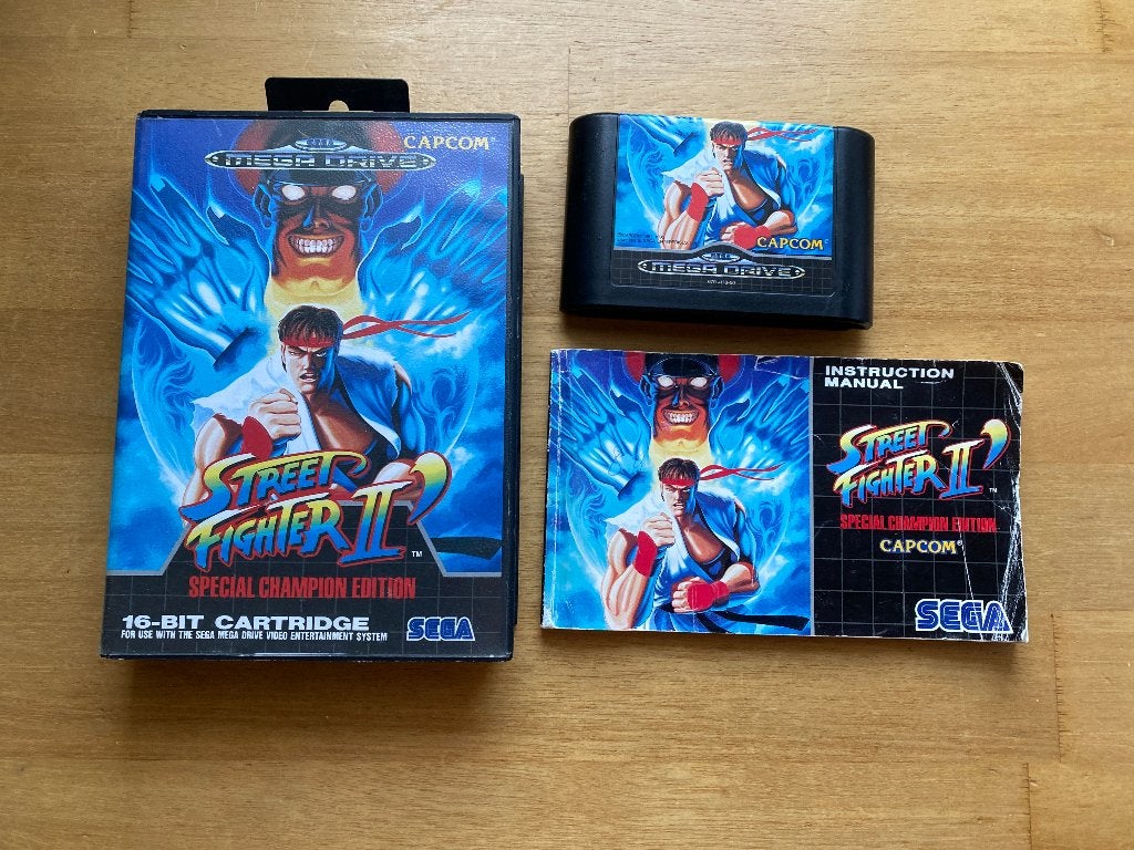 Street fighter II sega mega drive, 1 speler, Racen en Vliegen, Ophalen of Verzenden, Zo goed als nieuw