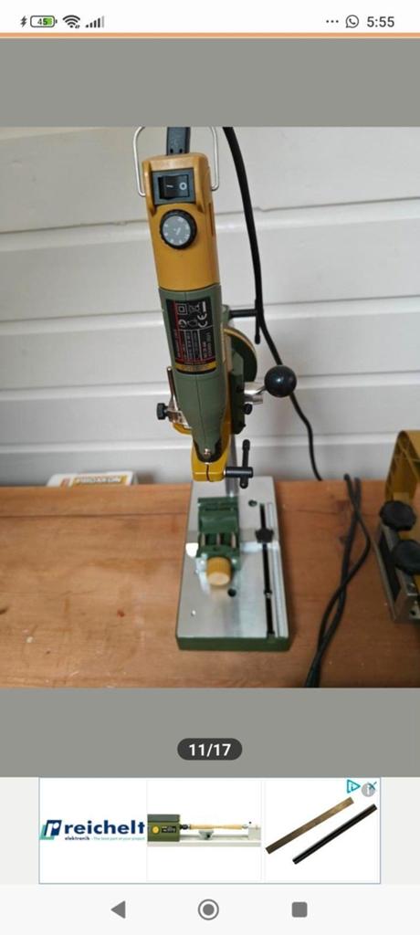 Proxxon freesmachine met standaard en bankschroef, Ophalen of Verzenden