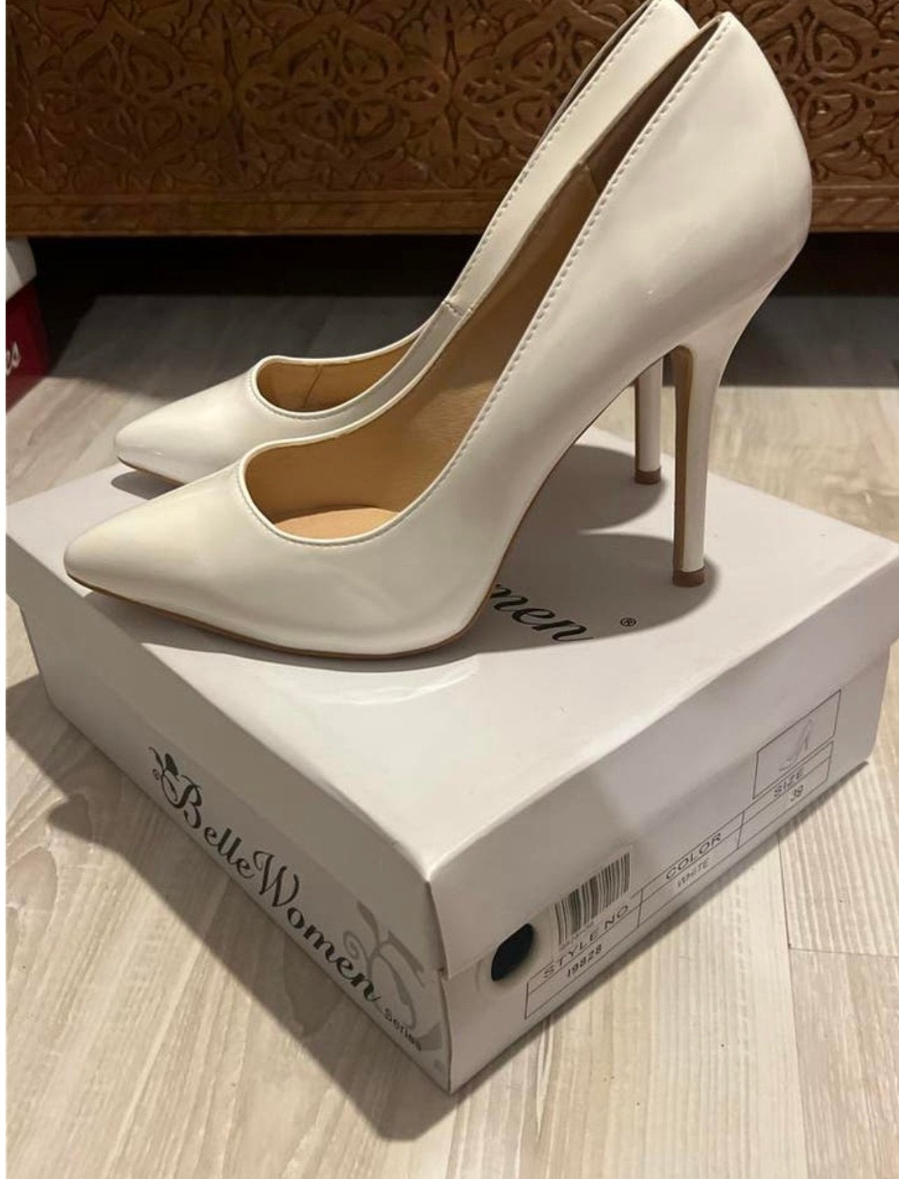 Witte Hakken Maat 39, Ophalen of Verzenden, Nieuw, Wit, Pumps